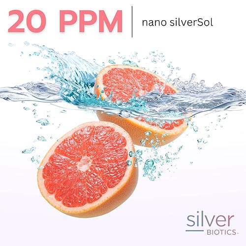 Vista 5 de American Biotech Labs Silver Biotics Healing Lotion Cream Grapefruit Scent Infused 20 PPM SilverSol and Hyaluronic Acid All Natural Ingredients to