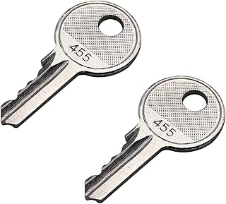 2 Ignition Keys 455 104466 SKY104466 for Skyjack Lifts SJIII 3220 3226 4626 4632 SJ8831RT 8841RT & Genie Lifts Scissor Lifts Boom Lifts Terex Lifts Snorkel Lifts