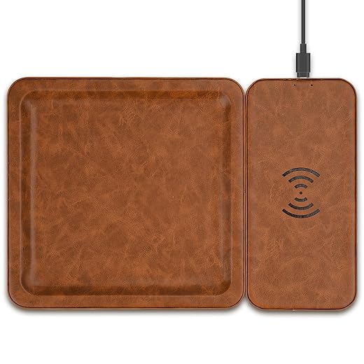 Funistree Gifts for Husband Him Christmas Xmas from Wife, Best Husband Ever PU Leather Valet Tray and Keychain, Husband Birthday Gift Ideas, Unique Cool Husband Presents Anniversary Valentines Day