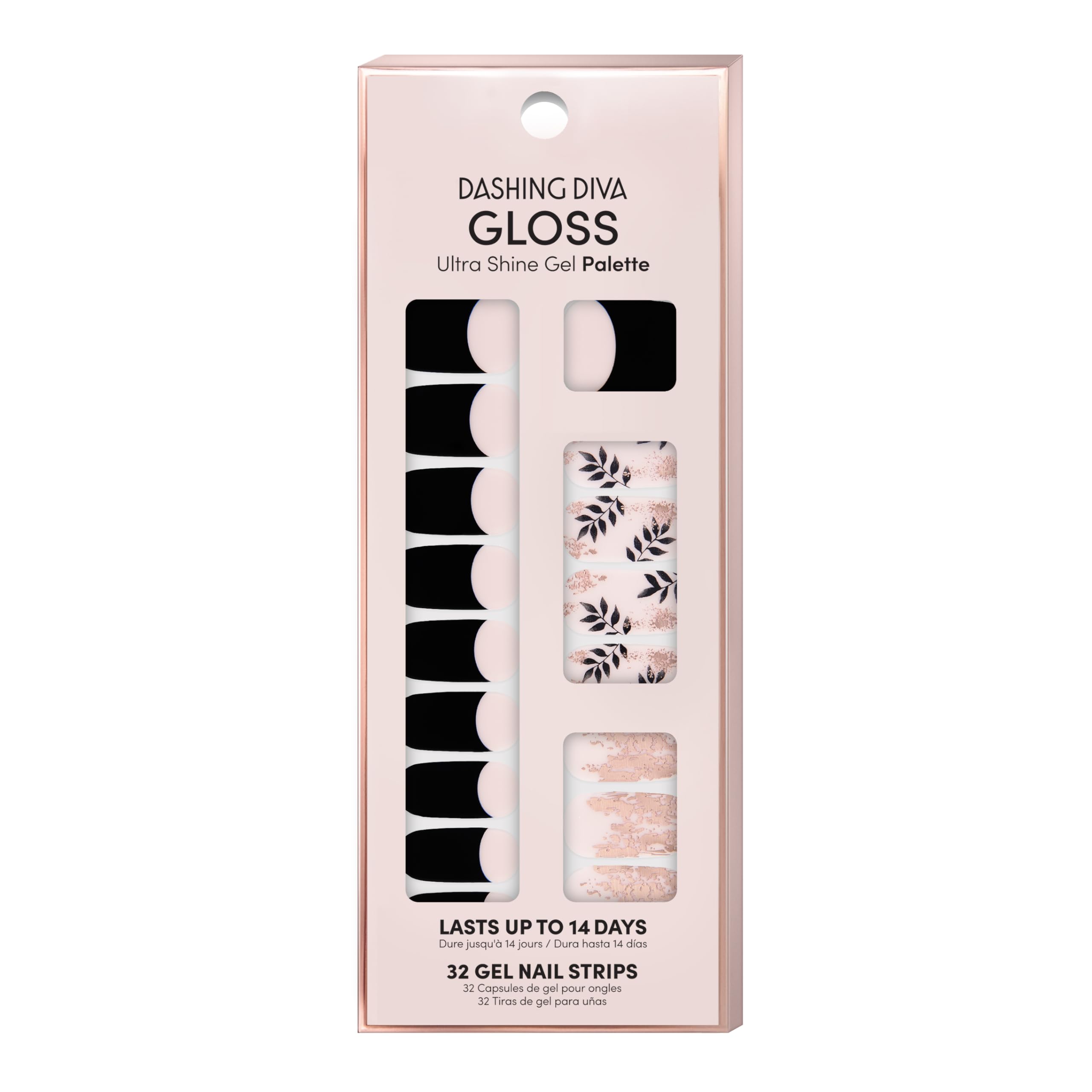 Dashing Diva Gloss Nail Strips Touch of Gold