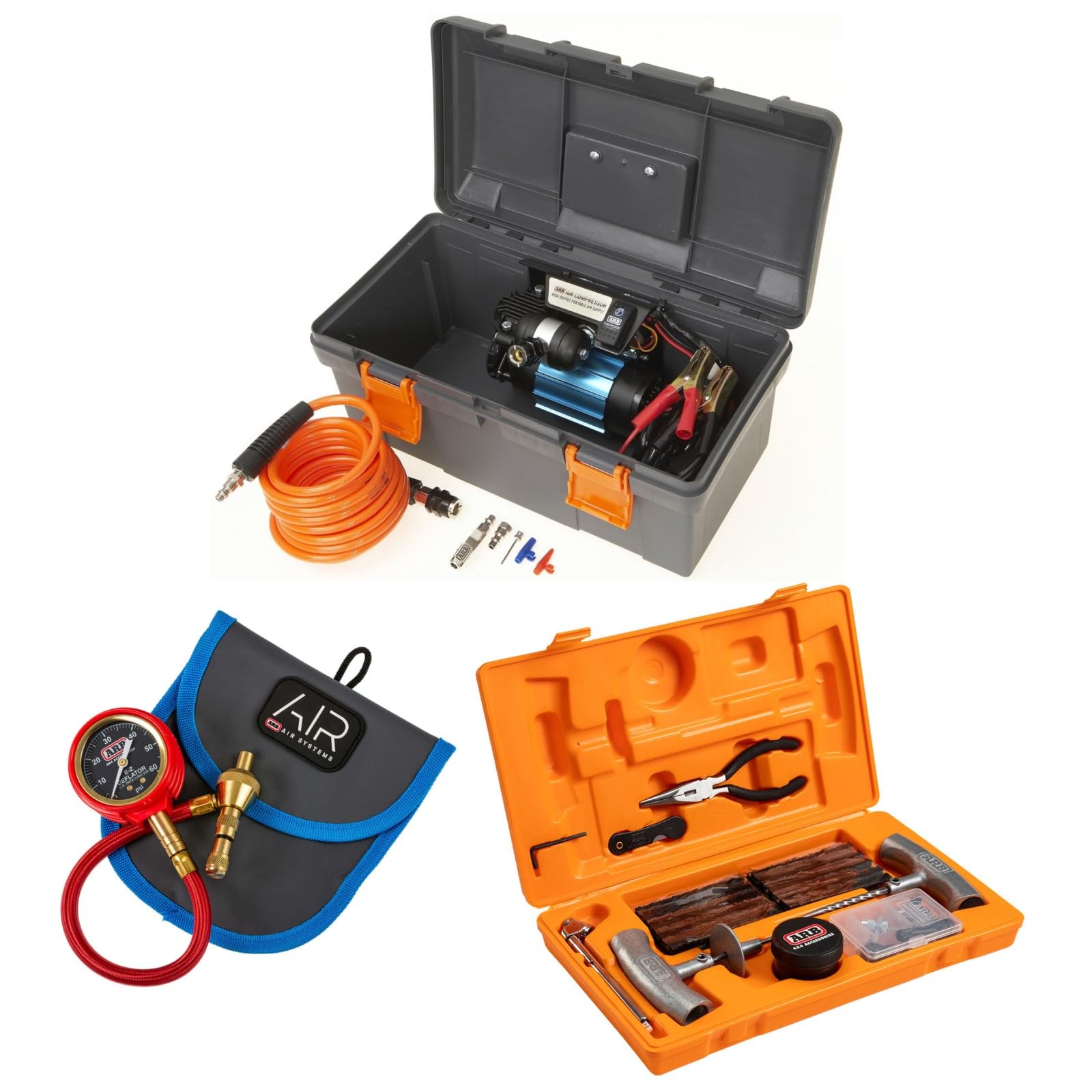 ARB CKMP12 ARB505 10000011 High Performance 12 Volt Air Compressor with E-Z Deflator and Speedy Seal Tire Kit