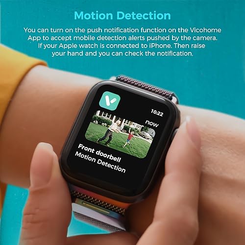 Miniatura 8 de Vicohome 2G6B - Cámara de seguridad solar 2K y timbre de video inteligente DB3 2K con timbre, no necesita NVR, funciona con pilas, fácil de