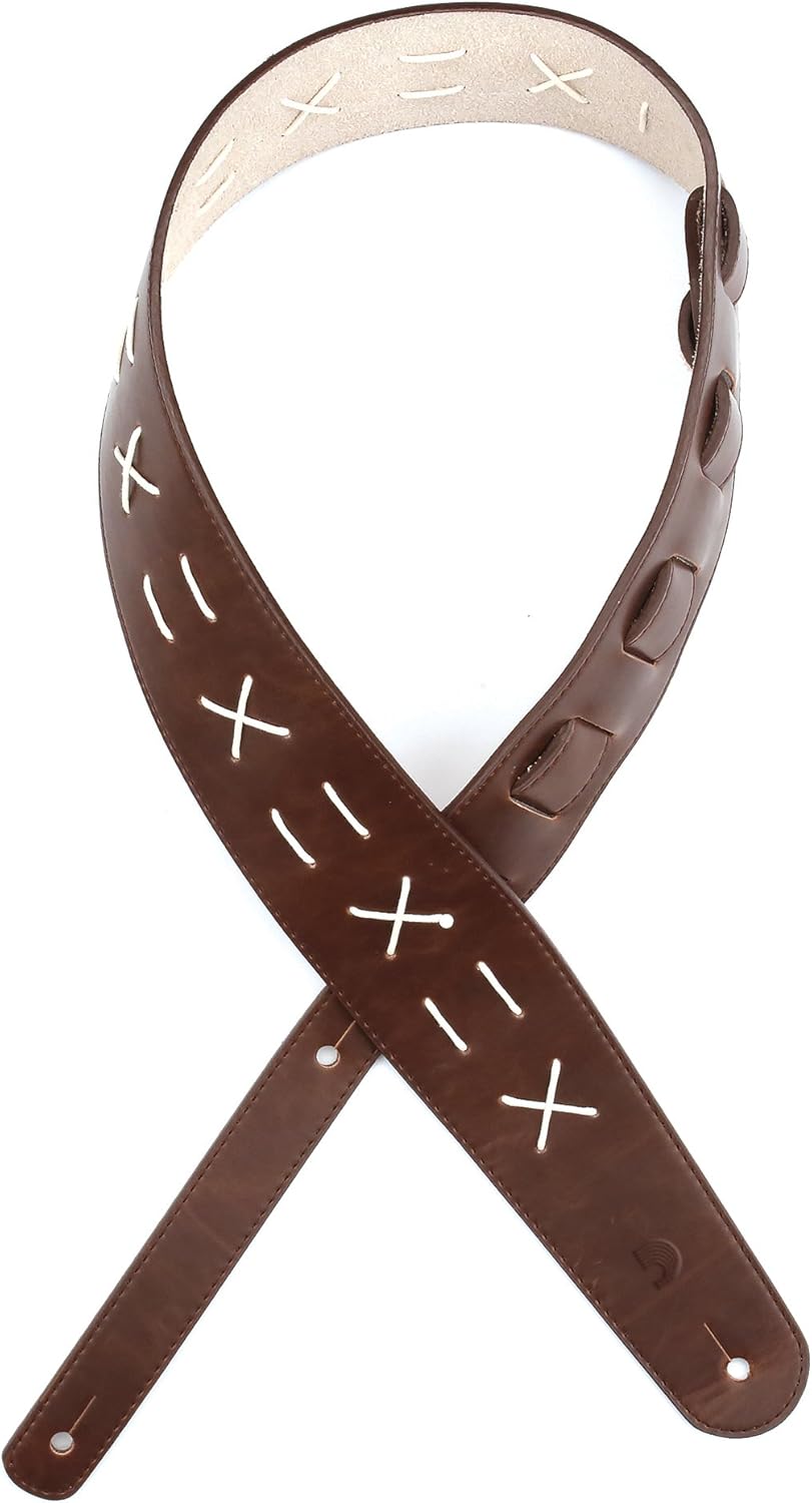 D’Addario Leather Guitar Strap Guitar Accessories Electric Guitar