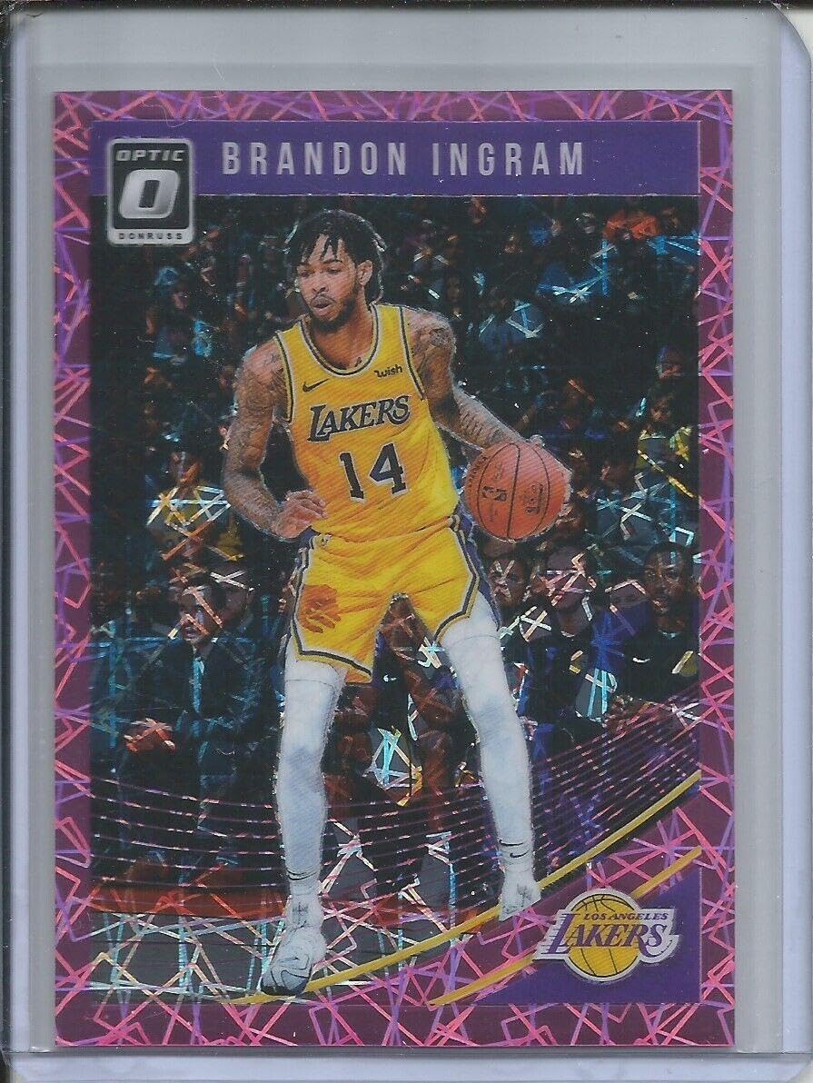 Brandon Ingram 2018-19 Panini Optic Pink Velocity #d 5/79 - Basketball Cards