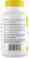 Vista 2 de Healthy Origins Vitamina E, 400 UI de girasol (Sun E 900) - Suplemento de vitamina E - Vitaminas para el cabello, la piel y las uñas - Suplemento