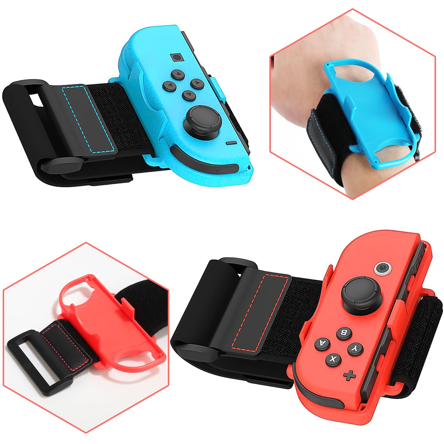 2 Pièces Just Dance 2024 Switch, Accessoire Just Dance 2024 Switch, Band pour Just Dances pour Adultes Enfants