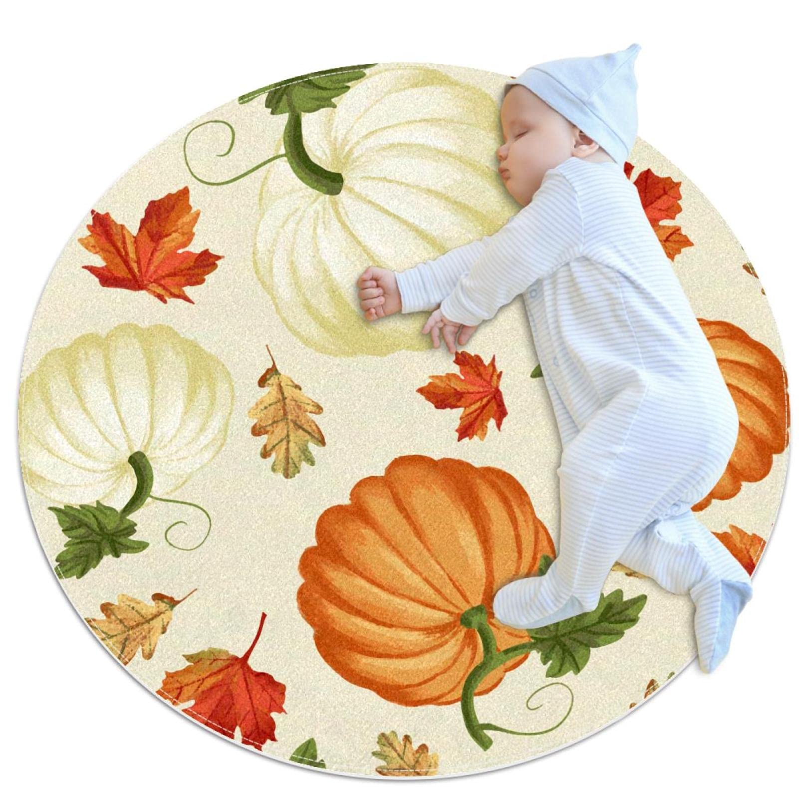 Tapis de salle de bain citrouilles pour une déco automnale cocooning du salon à la chambre