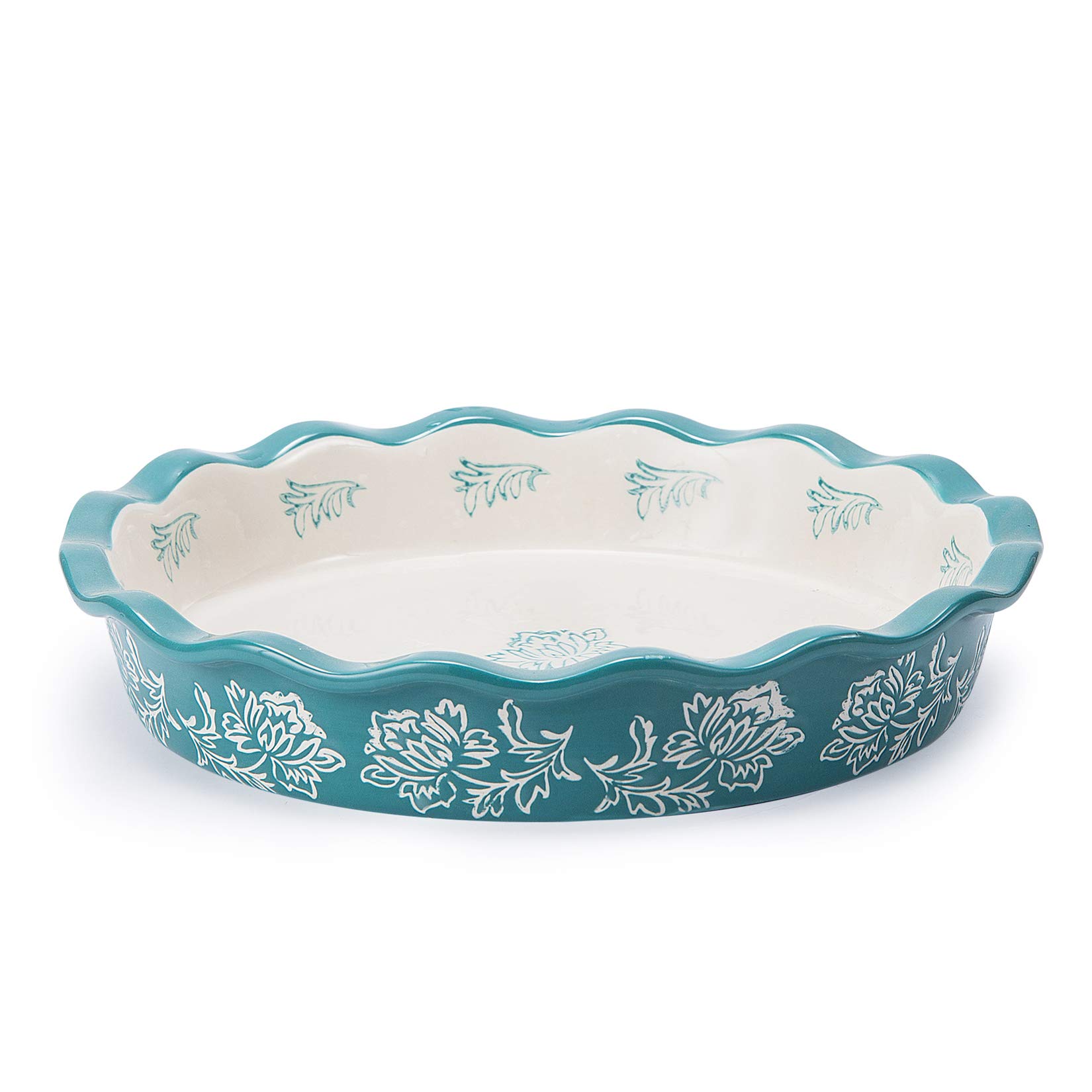 Wisenvoy Pie Pan Ceramic Pie Dish Pie Plate Deep Dish Pie Pan Non-Stick Pie Pans for Baking Pie Pans Pie Dishes