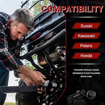 moveland Seat Belt Bypass Compatible with All 2018+ Kawasaki Mule Teryx Pro MX FXT + 200PCS 8mm UTV ATV Fender Push Clips Compatible with Yamaha YXZ Yiking