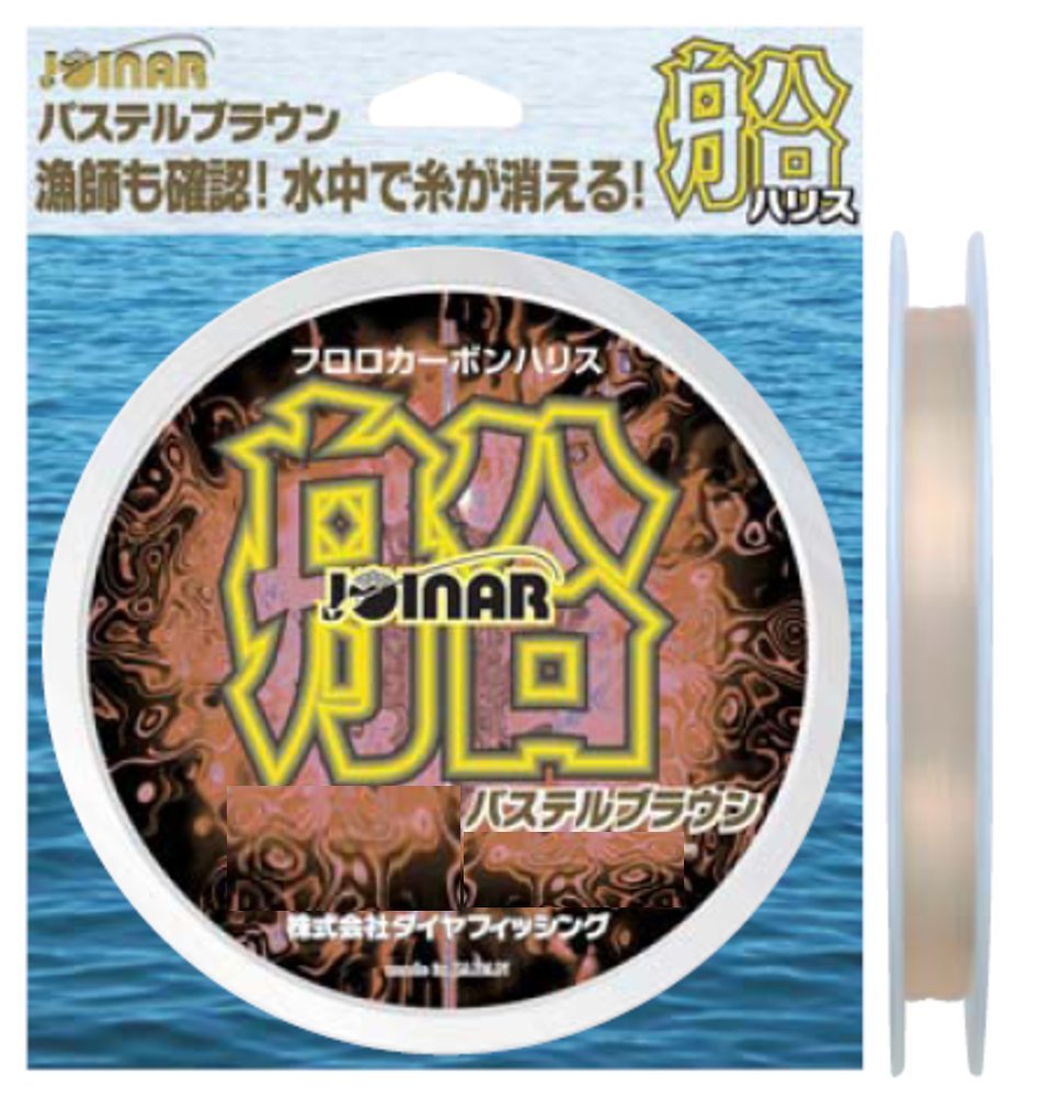 DIA Fishing. Joinar Boat Fishing Leader #5-20lb 100m. Pastel Brown.