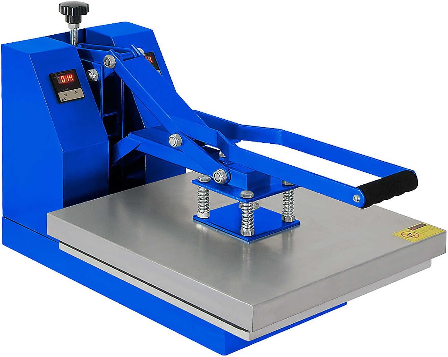 Promo Heat 15 in. x 15 in. Sublimation Heat Transfer Press Machine - Clamshell - Model PRO-3804X - Blue & Silver