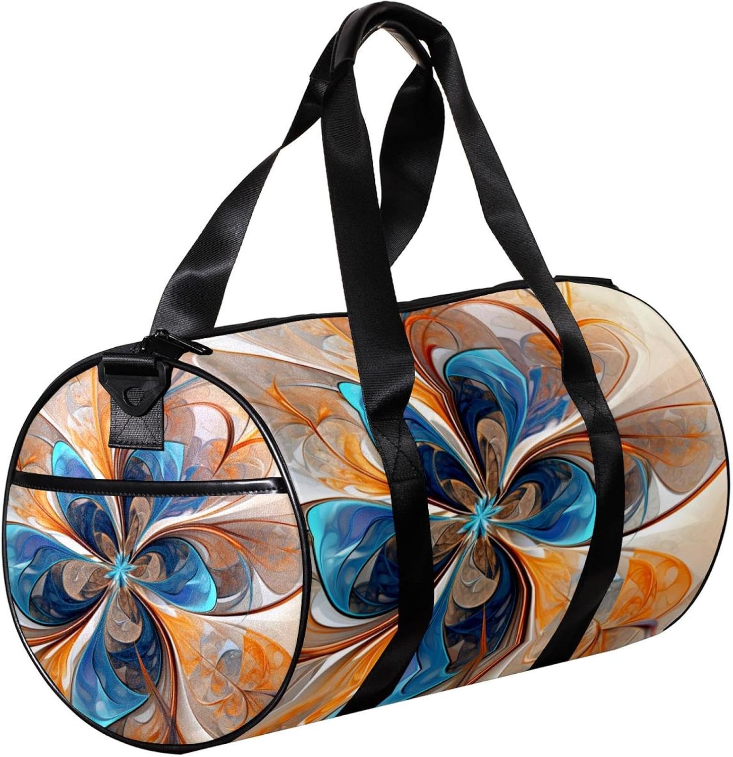Gym Bags for Women,Duffle Bag for Travel,Abstract Flower or Butterfly,Gym Bag for Men
