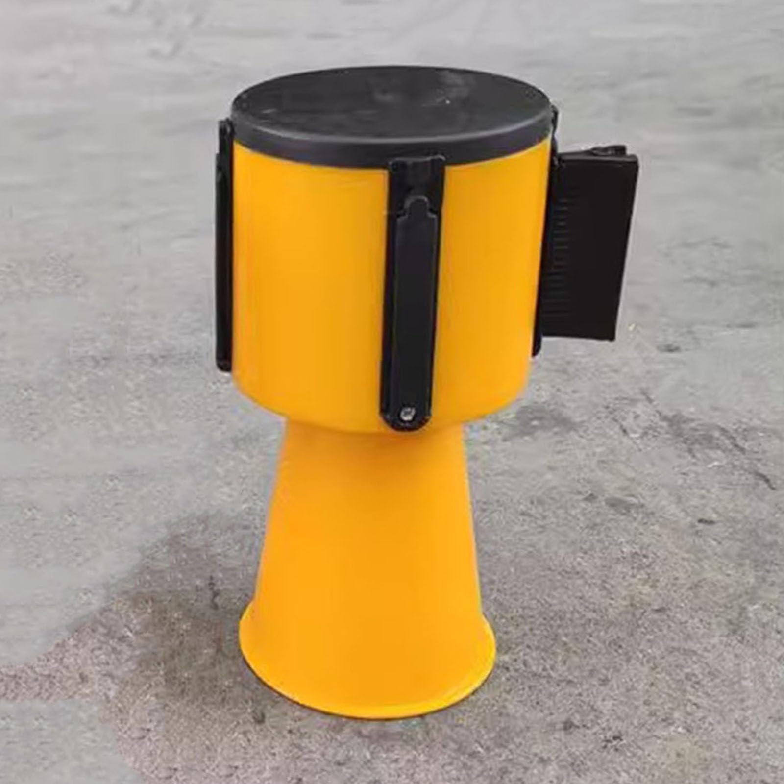 GTHTUHFD Retractable Traffic Cone Topper Tape, 3M/9.8Ft Length, Automatic Rebound Safety Barrier For Blocking Pedestrian Areas, Ideal For Events & Construction Sites,A-3M/9.8FT
