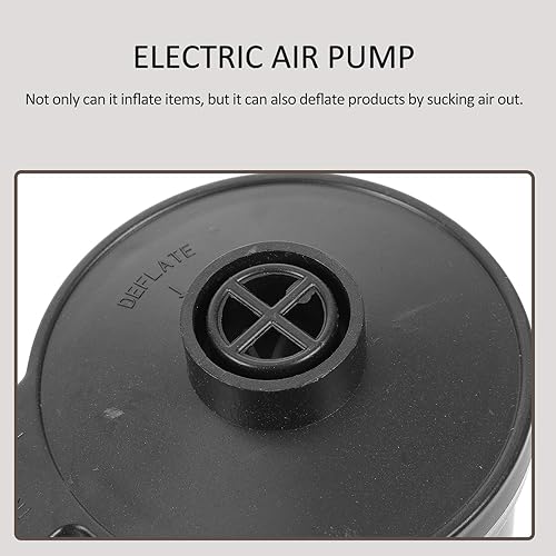 Miniatura 7 de Bomba de colchón de aire eléctrica portátil inflador deflator para acampar al aire libre Enchufe de EE. UU. Pequeño compresor de aire eléctrico para