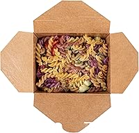 Vista 10 de Restaurantware Bio Tek - Cajas para llevar de 30 onzas, 200 loncheras para llevar, cierre de tabulación, resistentes al calor, desechables, de papel