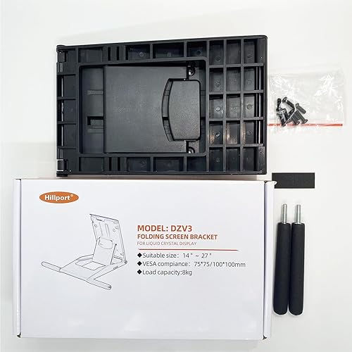 Miniatura 9 de Soporte ajustable para tableta de dibujo de 14-27 pulgadas, soporte de base de monitor de tableta gráfica digital, adecuado para soporte VESA