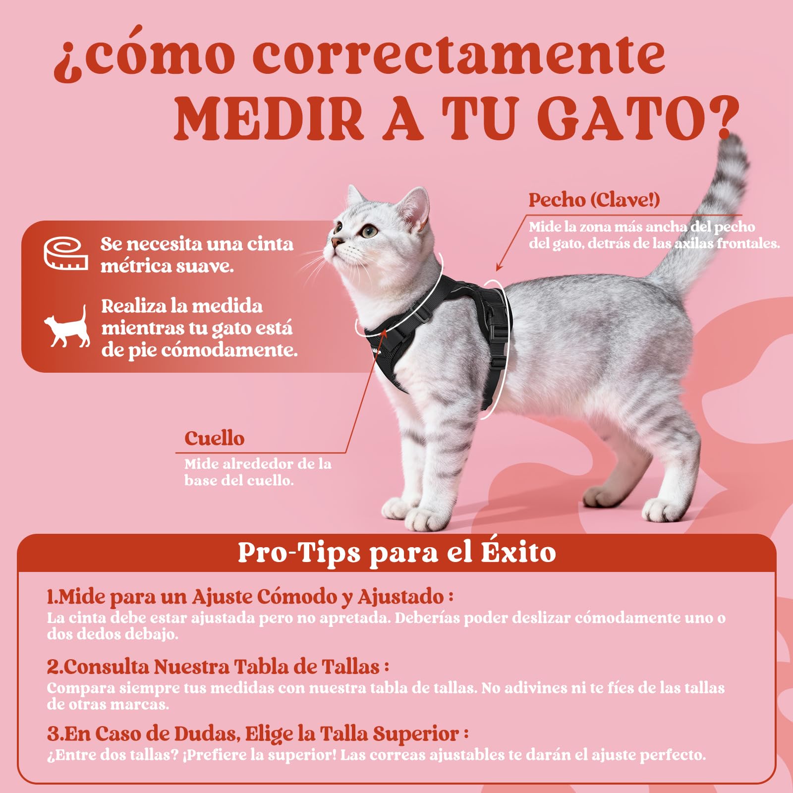 rabbitgoo Arnes para Gatos Antiescape con Correa 150cm, Arnes Gato Ajustable Reflectante, Chaleco de Tela de Malla Suave y Transpirable, Arnés Gato Pequeño para Caminar Entrenar, XS, Negro