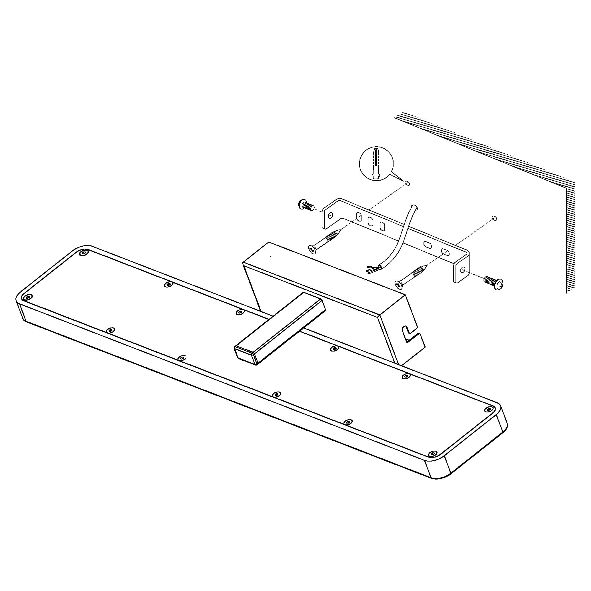 Eglo LED aplique de pared Cabus, lámpara de pared, luz LED para espejo | de metal y plástico satinado, lámpara para baño en cromo, luz LED para zonas húmedas luz cálida, IP44, L 58 cm