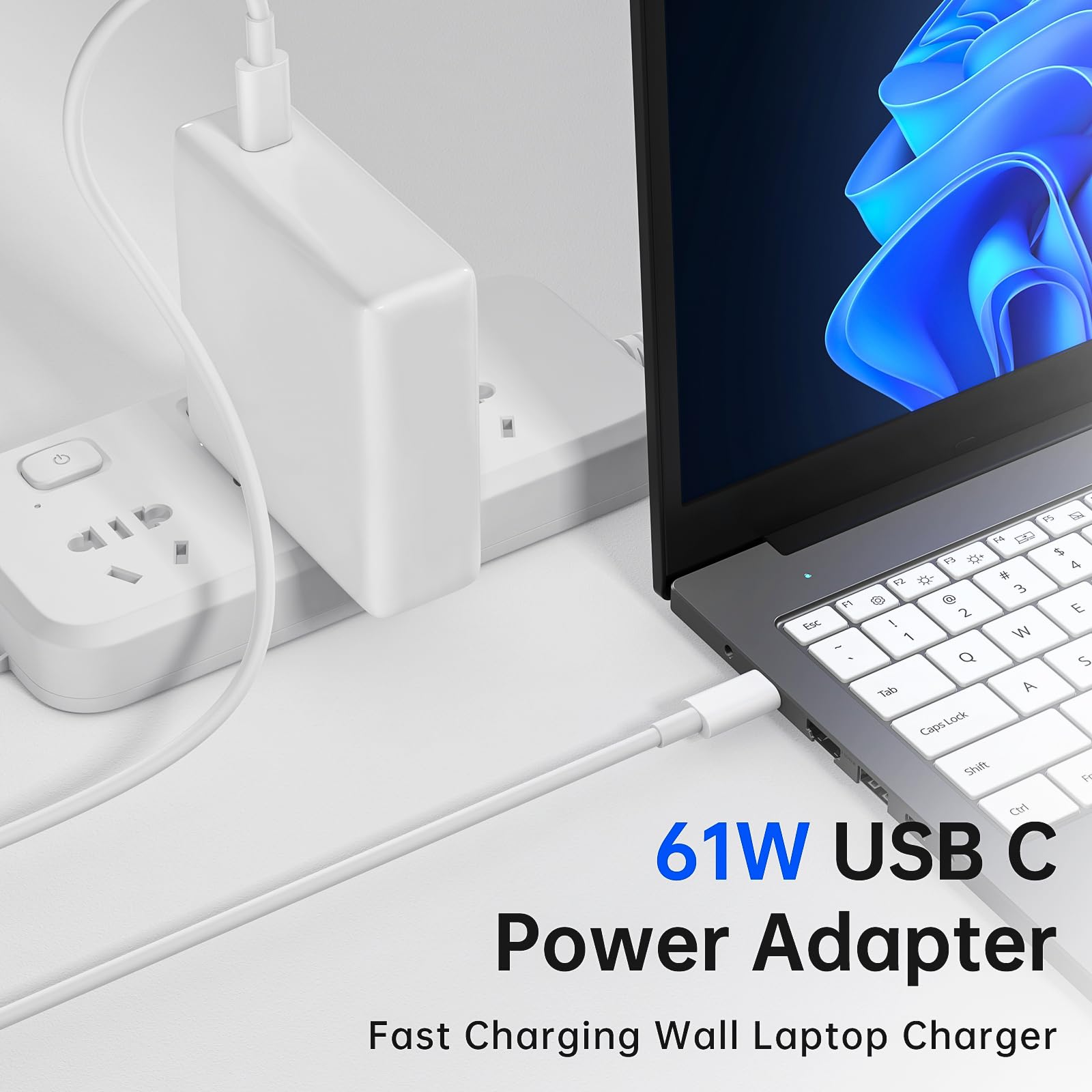 Amazon.com: MacBook Pro Charger 61W USB C Power Adapter for