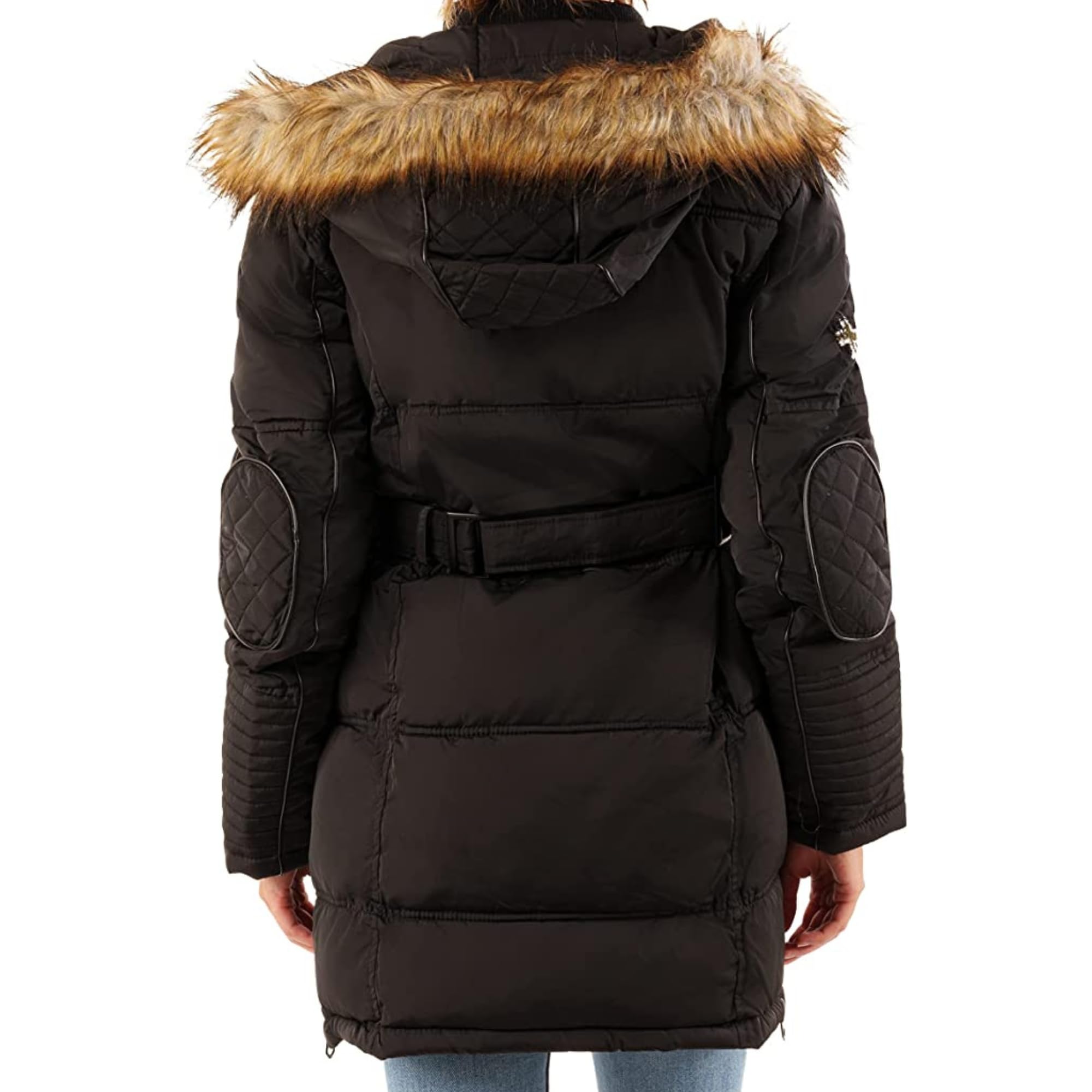 Geographical Norway BEAUTIFUL Donna/Women - Piumino/Cappotto Donna, Parka - Giacca in pile chic invernale giacca lunga donna