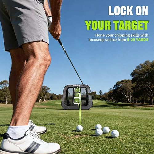 Miniatura 7 de BAYINBULAK Red de práctica de astillado de golf, accesorios de golf para hombres, 1 paquete