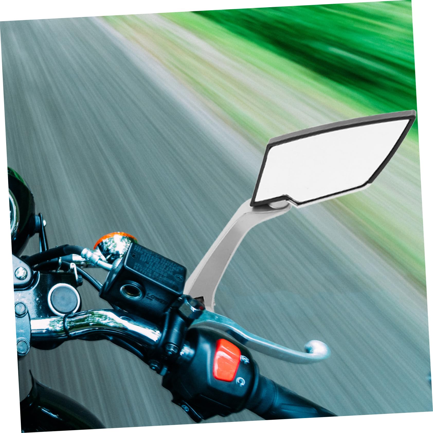 Rétroviseur Arrière Pour Moto Scooter Équipement Moto Rétroviseur De Guidon Pour Vélo Électrique Fixation Guidon Vision Arrière Claire