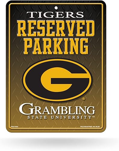 Vista 108 de Letrero de metal NCAA de 8.5 x 11 pulgadas, ideal para cueva de hombre, dormitorio, oficina, decoración del hogar Primario