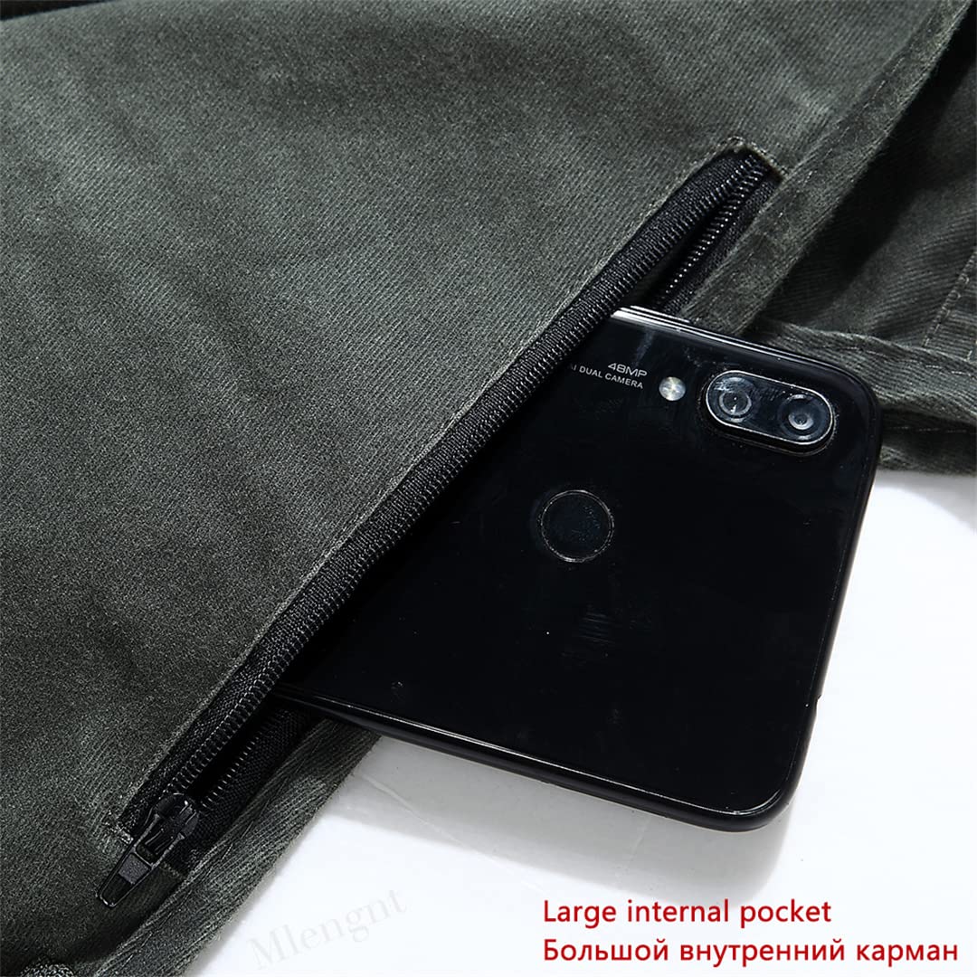 Gilet Da Uomo In Cotone Multitasche Molte 14 Tasche Giacche Senza Maniche Gilet Da Esterno
