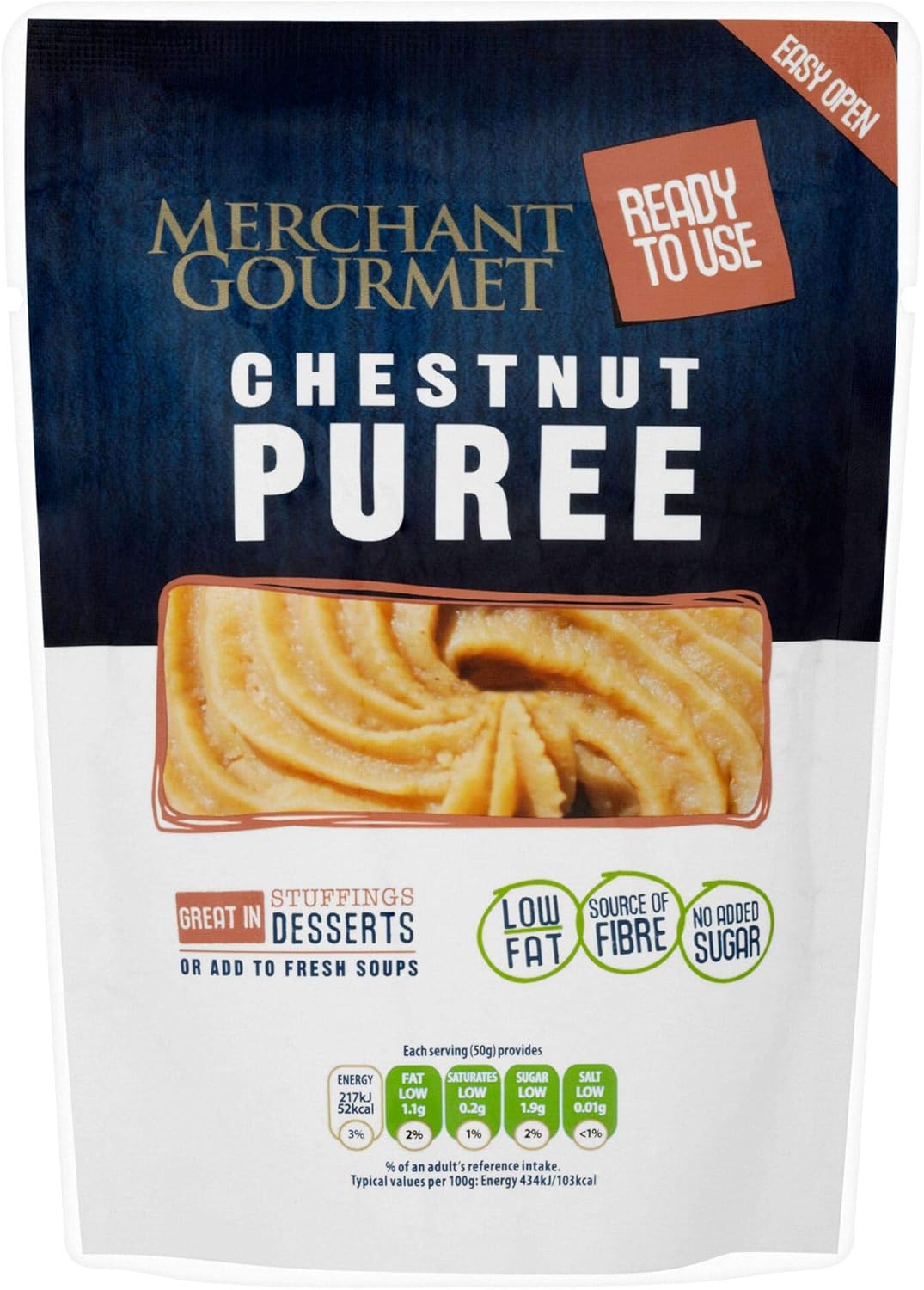 Merchant Gourmet Chestnut Puree 200g Pack of 6 Amazon.ca Grocery