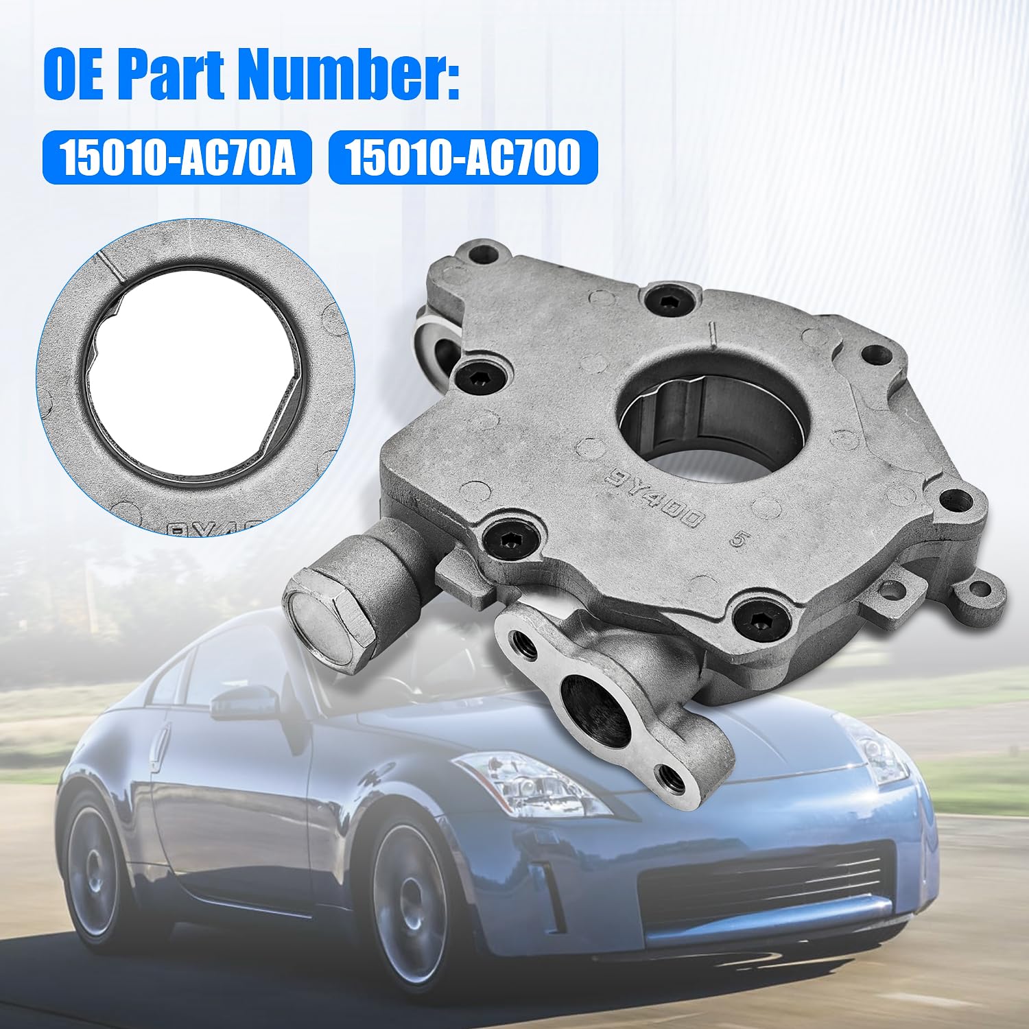 Amazon.com: Yainetan 15010AC70A Oil Pump Fits for Nissan VQ35DE