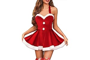 Sexy Halter Neck Christmas Dress for an Unforgettable Festive Night