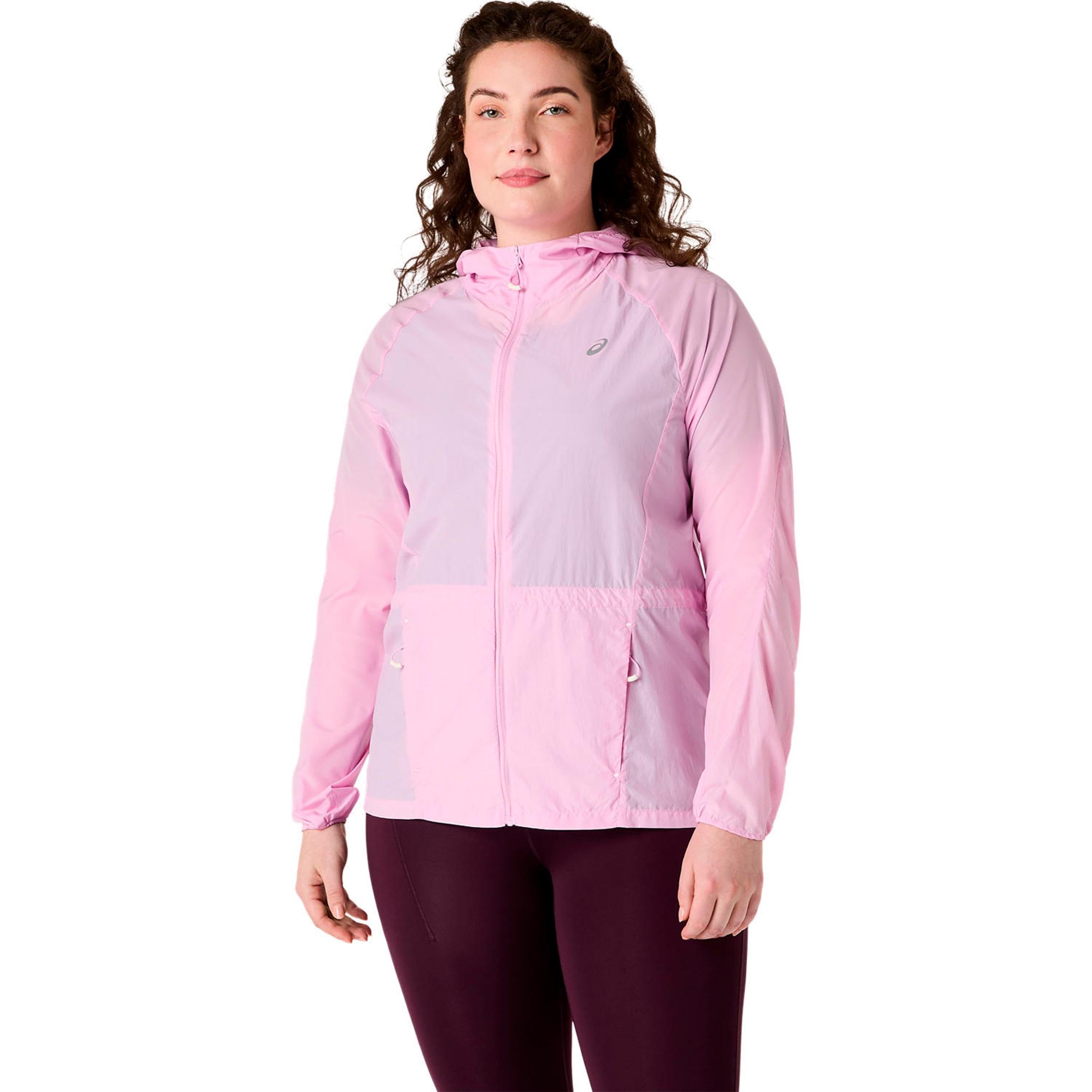 Asics Road Packable Veste de course pour femme Violet - Violet hazy lilac M