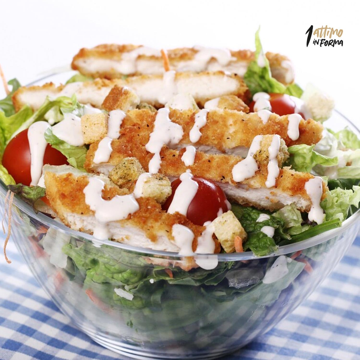 1 Attimo in Forma | Salsa 20% Proteica Gusto Caesar Dressing Condimento 250 ml a Basso Contenuto di Calorie e Grassi - Fonte di Proteine Salutare Benessere Gustosa Pranzo Cena Insalata