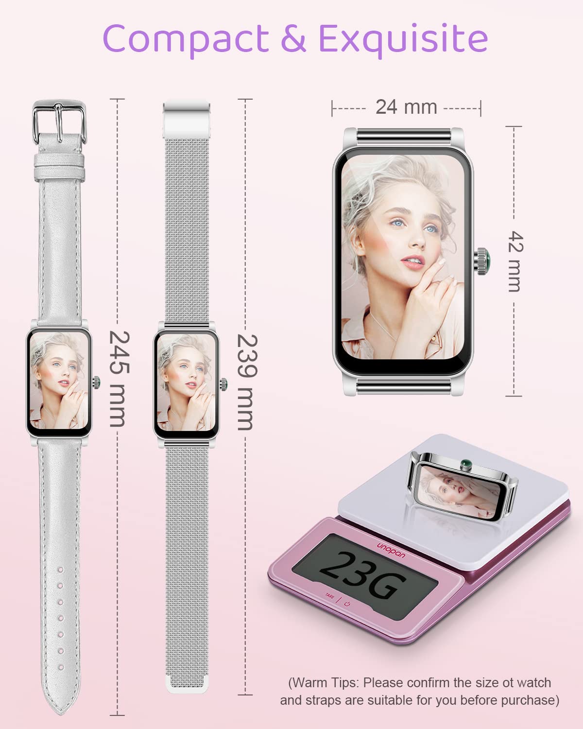 Smart Watches for Women, Men, BOCLOUD Smartwatch with 12