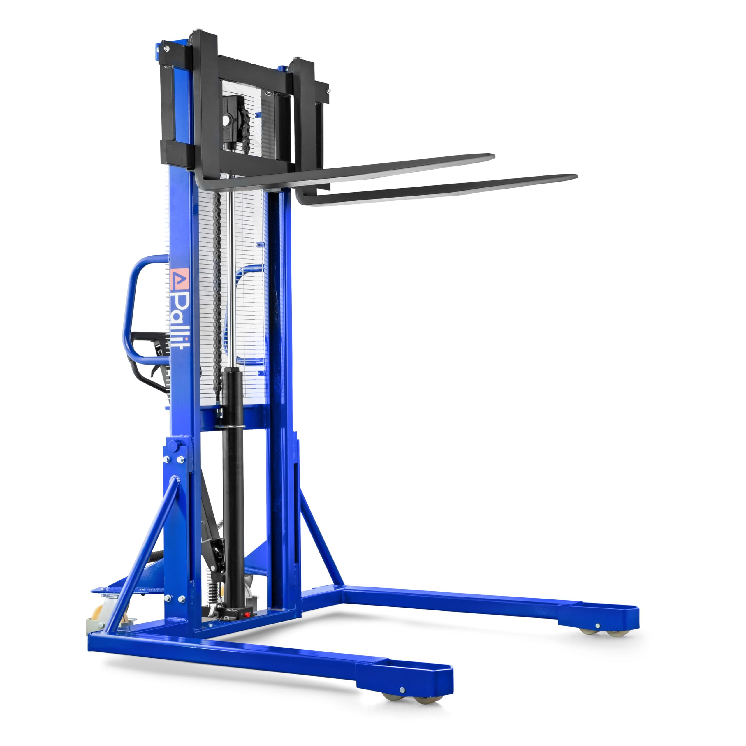 Pallit Hochhubwagen WIDE | verschiebbaren Gabeln von 210 mm bis 950 mm | 1600 mm Hubhöhe | 1000 kg Tragkraft | Stapler
