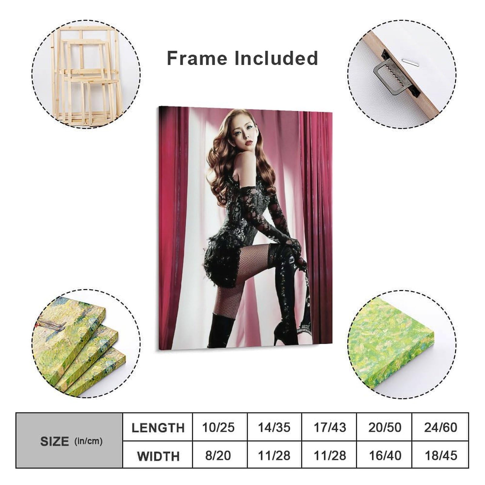 Amazon.co.jp: 安室奈美恵 装飾画 インテリア絵画 アートパネル 