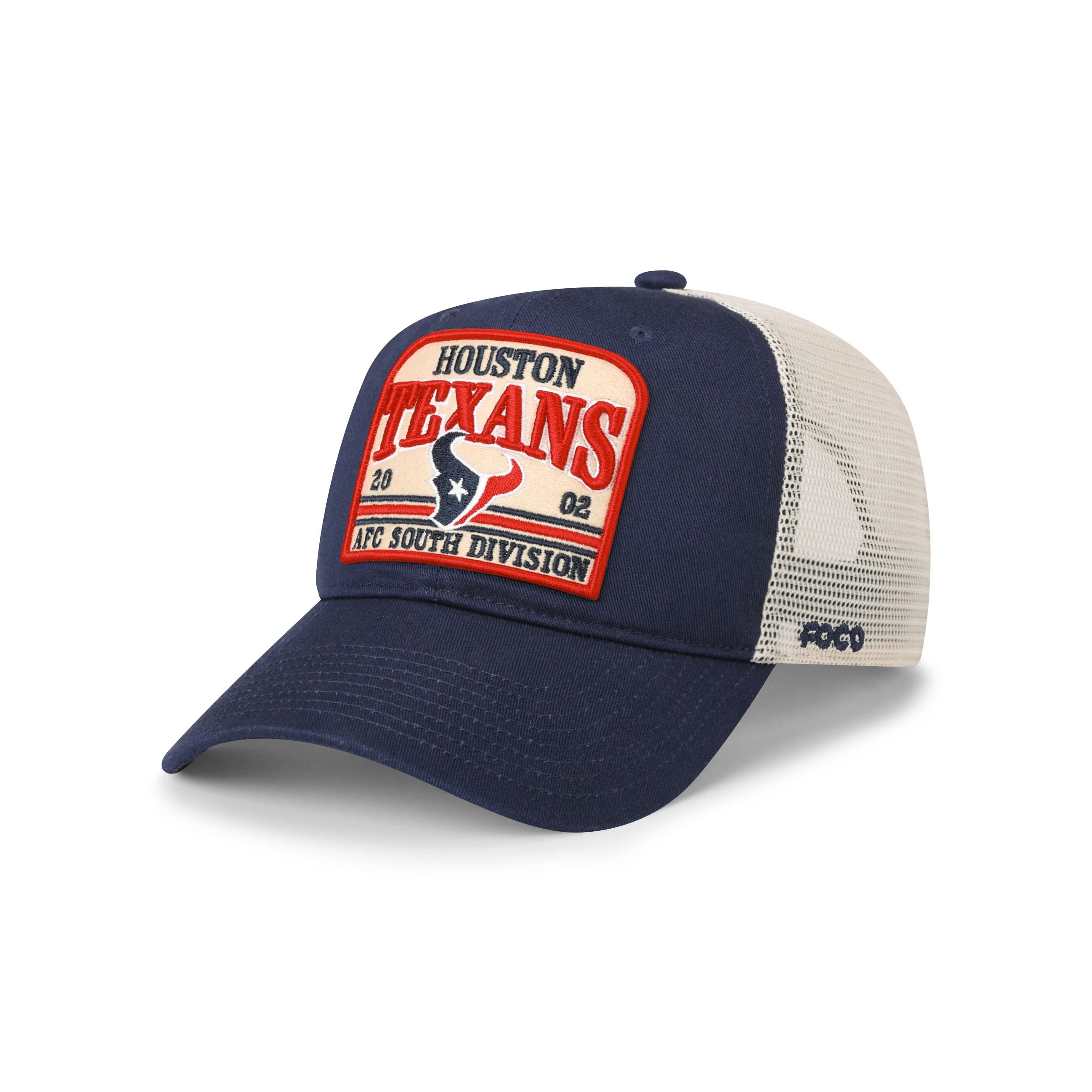 FOCO NFL Mens NFL Team Logo Truckstop Patch Mesh Trucker Rf Hat Caps