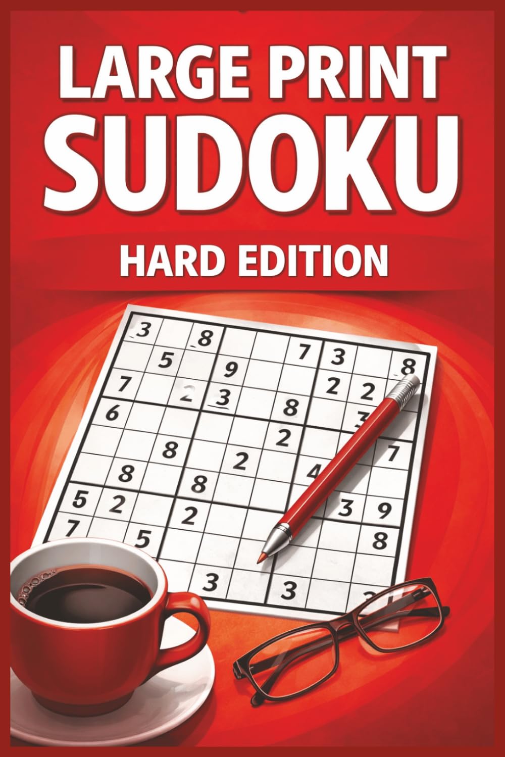 LARGE PRINT SUDOKU HARD EDITION: 50+ Hard Sudoku Puzzles | Large Print for Easy Reading | Advanced Brain Games for Adults & Seniors | Challenging ... Medium & Hard Puzzles for Adults & Seniors)