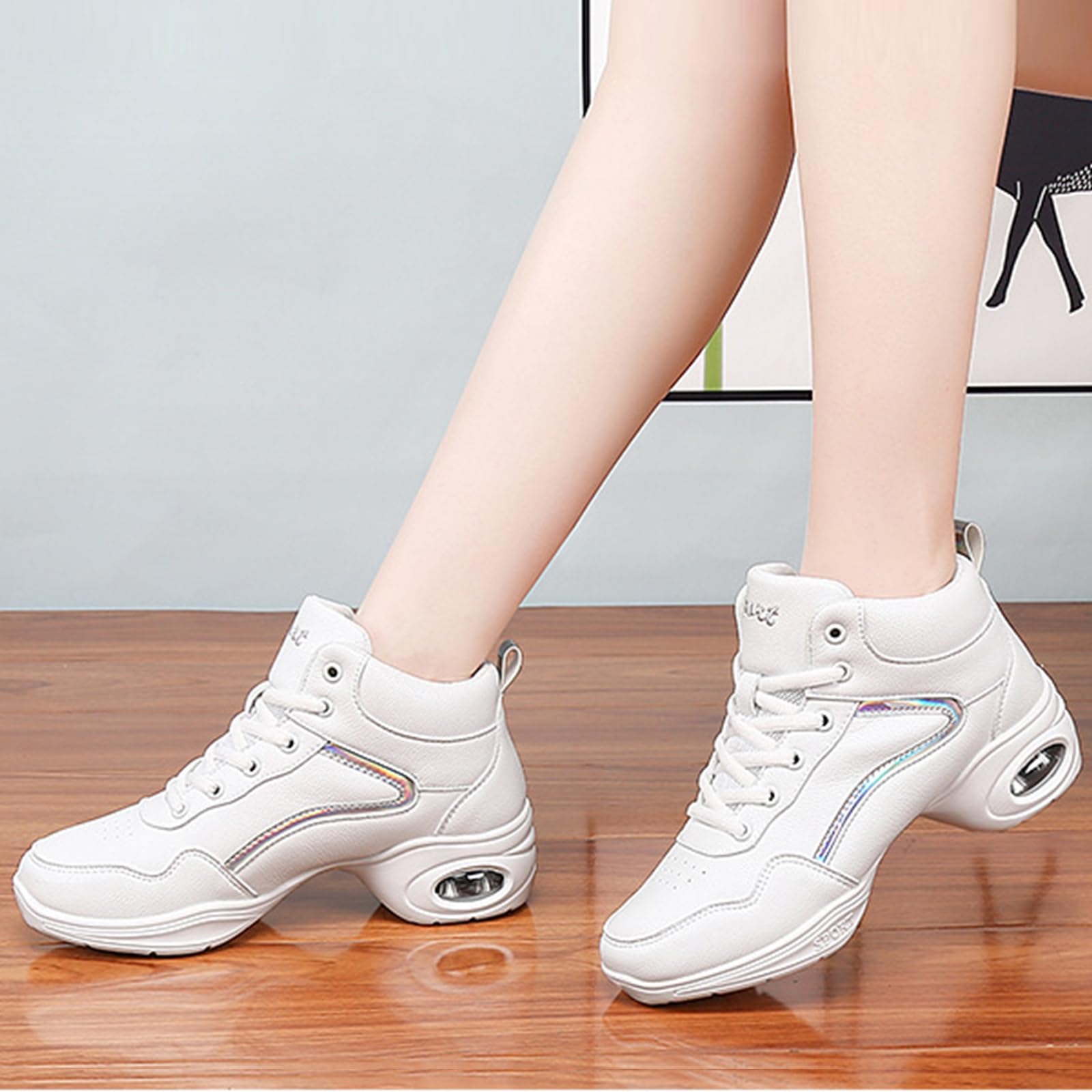 Scarpe da Ballo Donna Scarpe da Jazz Dance Modern Traspiranti Piattaforma Fashion Four Seasons Comfortai Comodi Scarpe Casual