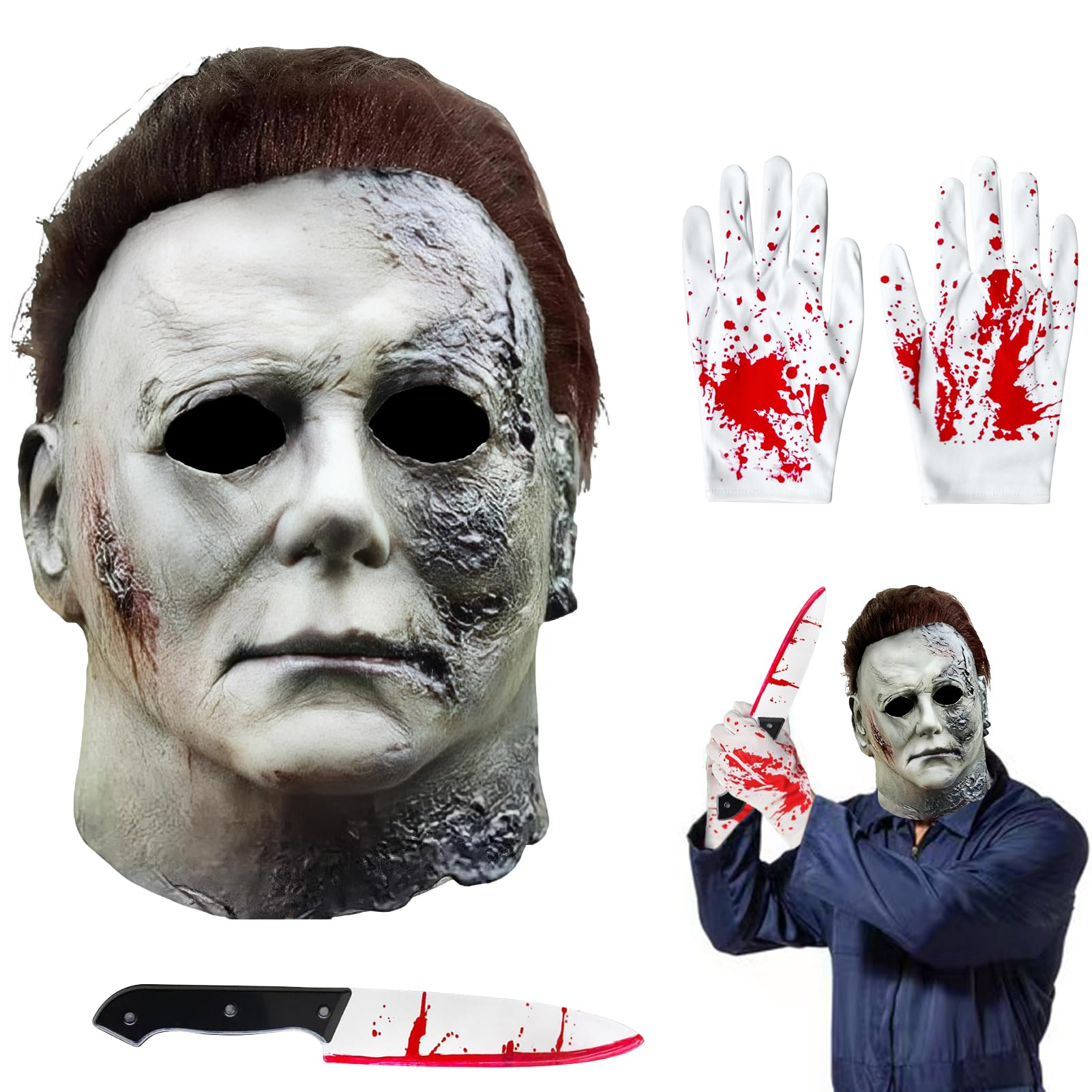 RYISHUNli Mask Halloween C