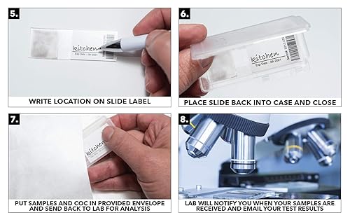 Miniatura 3 de Kit de prueba de molde de bricolaje para el hogar, análisis de moho de superficie, evaluación completa de laboratorio y consulta profesional incluida