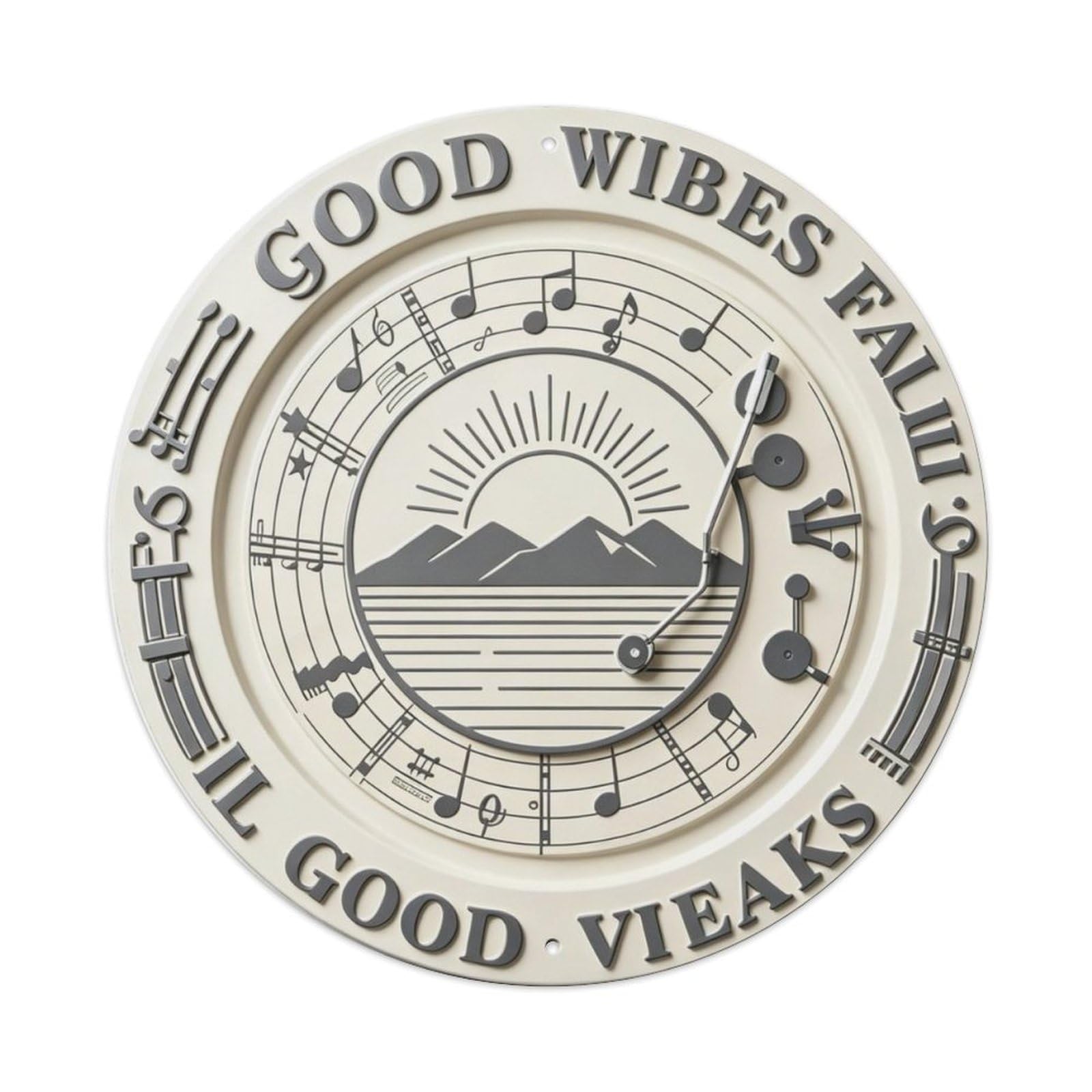 Good Vibes Metal Tin Sign Plaque