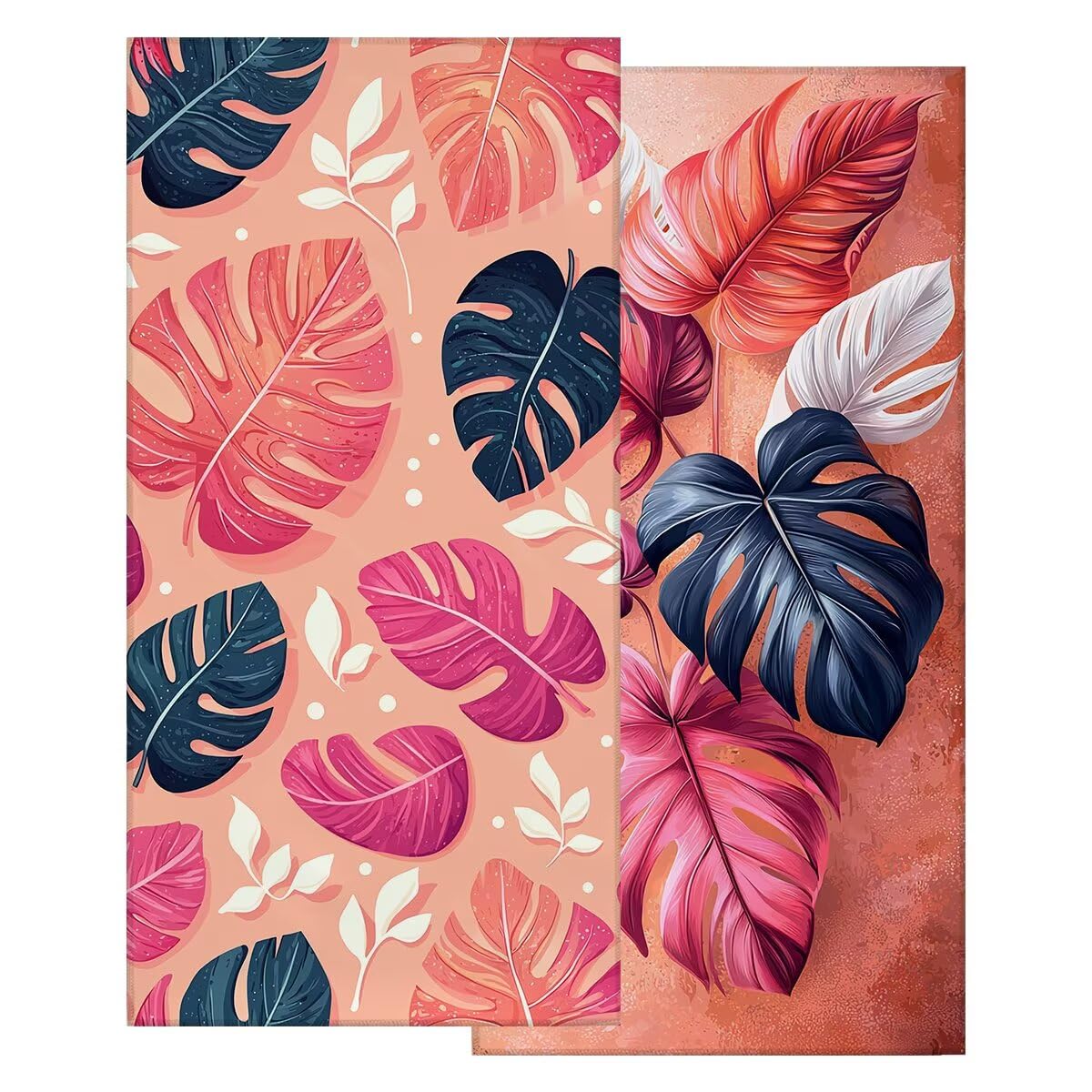 Ręcznik plażowy 100 x 200 cm, ręcznik gimnastyczny z mikrofibry szybkoschnący zestaw 2 ręczników plażowych, lekki kompaktowy ręcznik z mikrofibry duży do podróży, prezent dla mężczyzn prezent dla