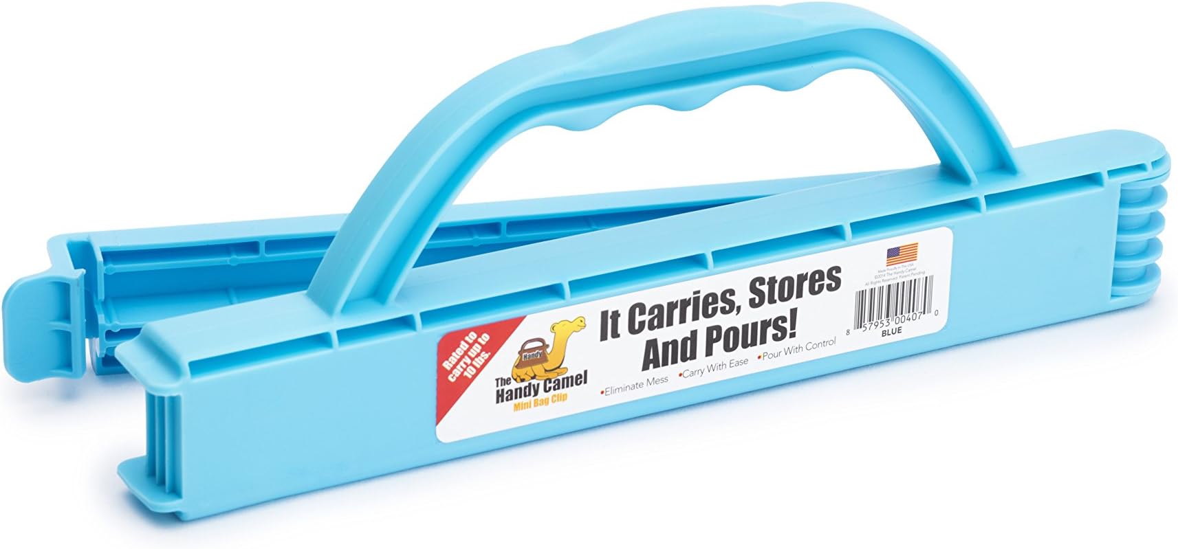 Handy Camel Mini Bag Clip, Blue