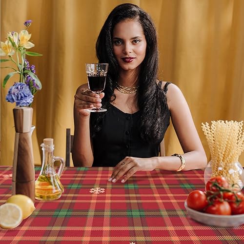 Miniatura 9 de Mantel rectangular de Acción de Gracias de 60 x 84 pulgadas mantel de pavo y calabaza de cosecha mantel de hojas de arce mantel de otoño para