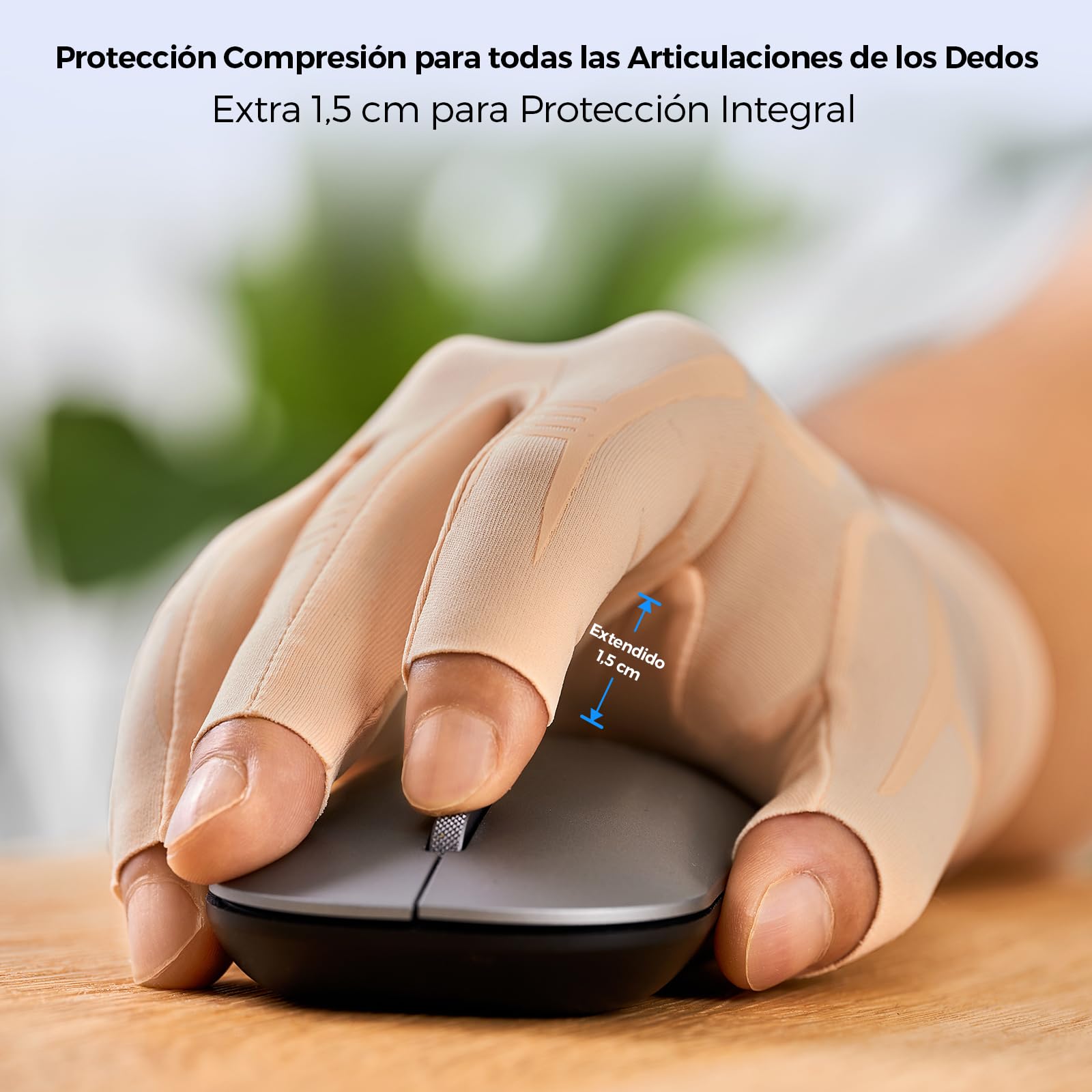 FREETOO Guantes de compresión para artrosis para mujer y hombre, cómodos guantes de compresión sin dedos para el trabajo, dormir, deportes, reumatismo médico, para artritis, túnel carpiano, hinchazón