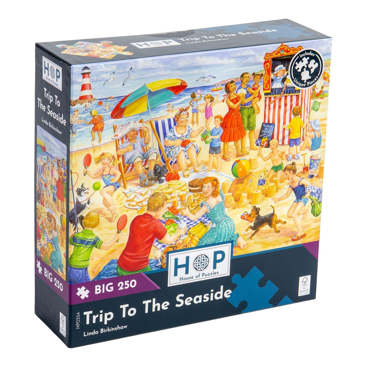 Puzzle 250 pièces - Pièces XXL - Trip To The Seaside