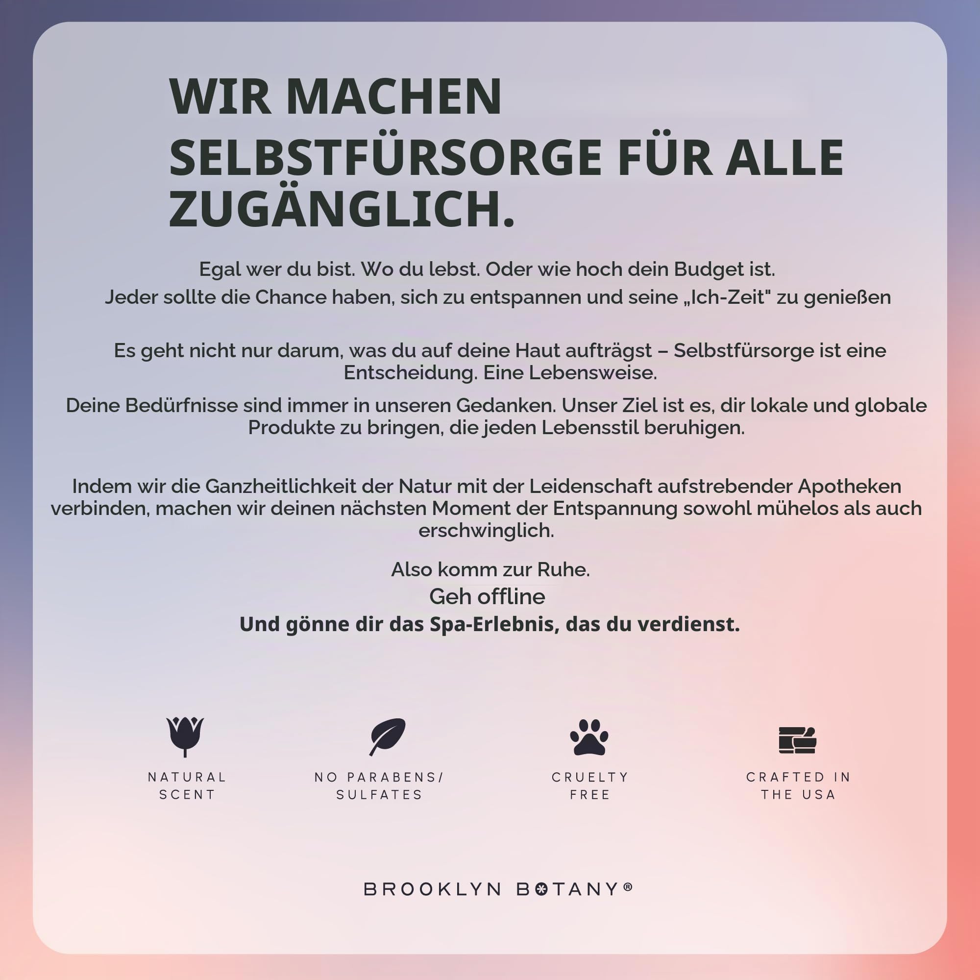 Brooklyn Botany Arabica Coffee Body Scrub – feuchtigkeitsspendendes und peelendes Körperpeeling für Gesicht, Hand, feine Linien, Falten – tolles Geschenk für Frauen und Männer – 284 ml