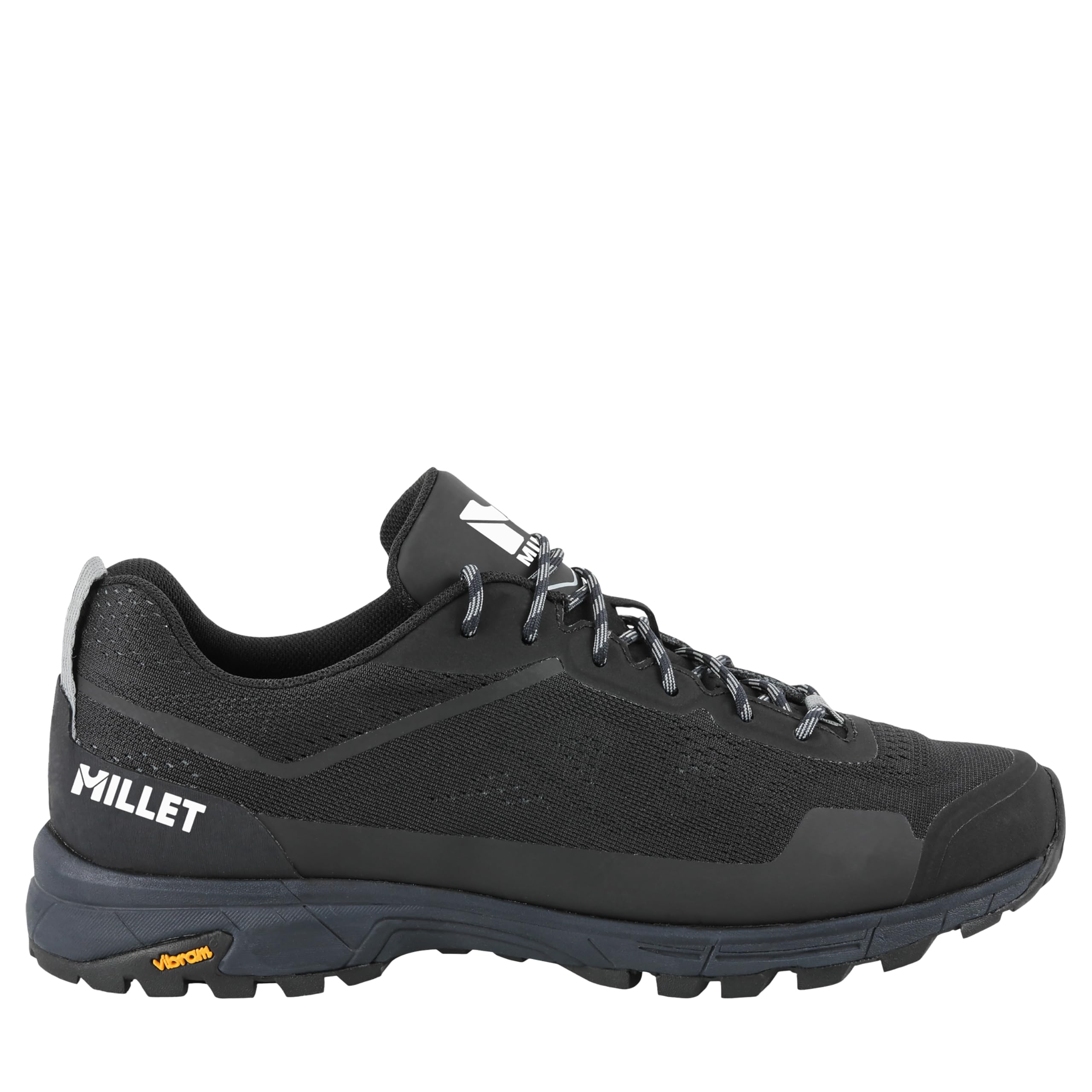 Millet - Hike Up M - Low Hiking Shoes - Men - Breathable Mesh - Vibram Sole - Black
