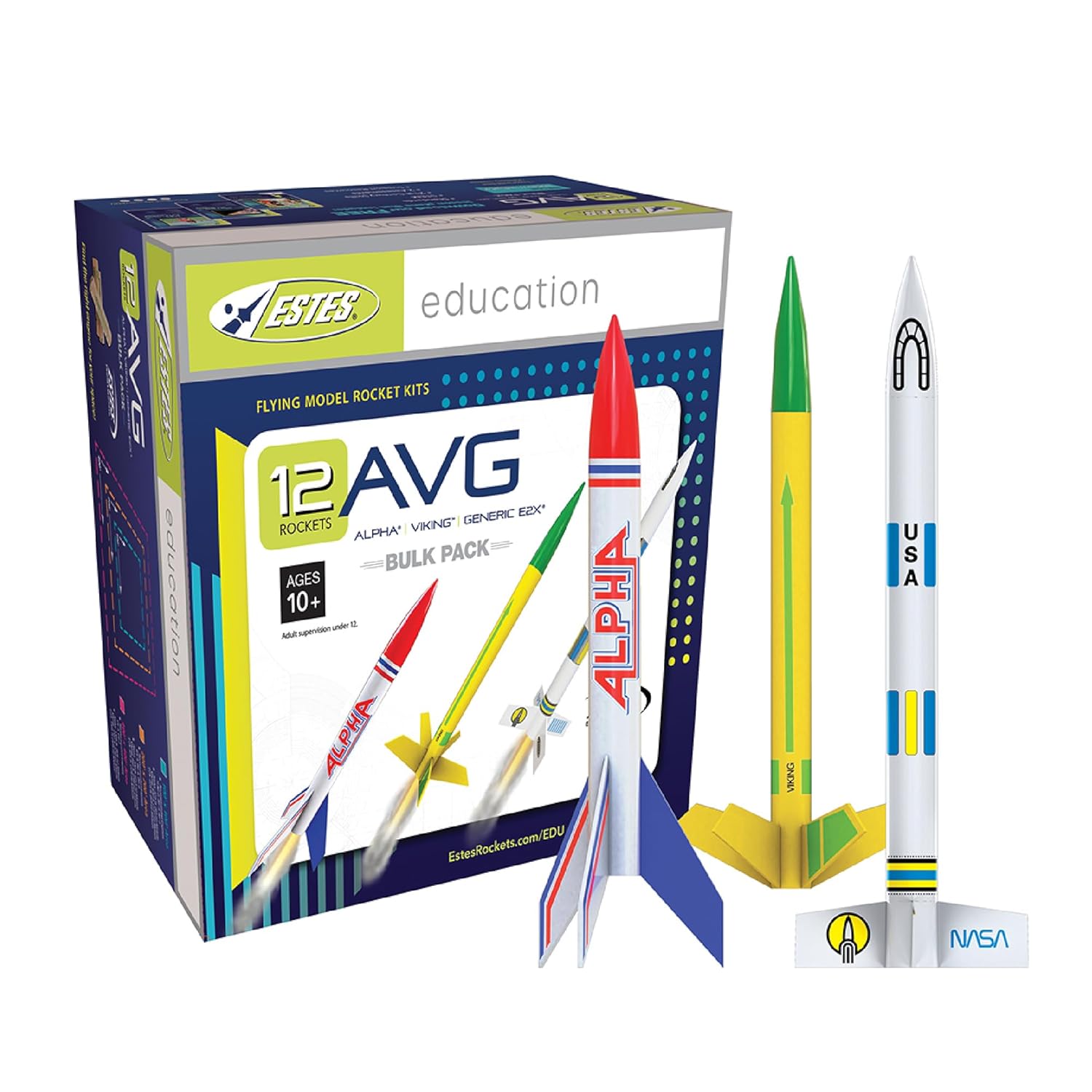 Buy Estes AVG Rocket Bulk Pack - Set of 12 at Ubuy Liberia